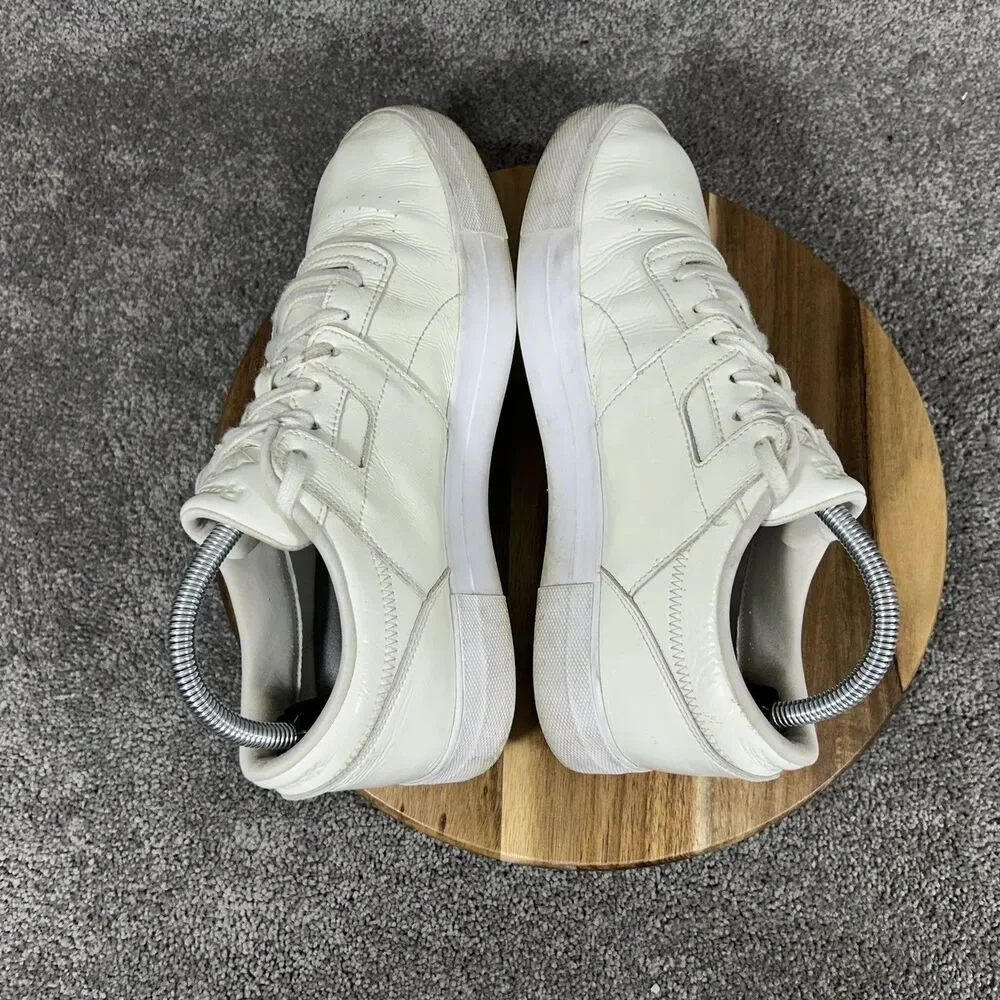 Reebok Classic Workout LO FVS Women’s Sz 10 White Patent Leather Athletic Shoes